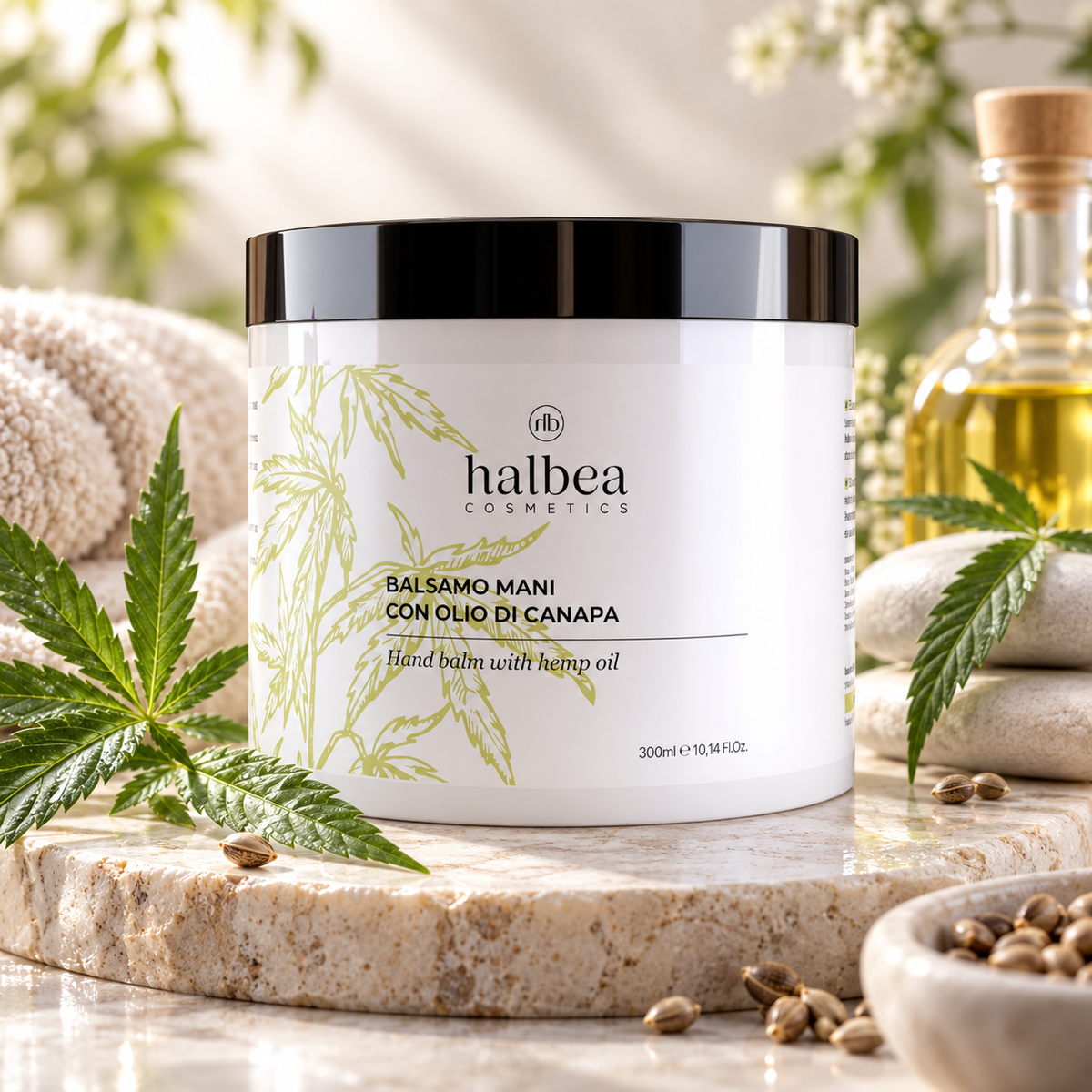 🌿🤲 Handbalsam mit Hanföl – 250 ml 🤲🌿