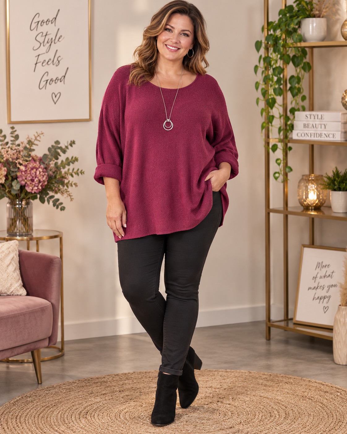 ✨💖 Kuscheliger Oversize-Pullover – Gr. 44–48 💖✨