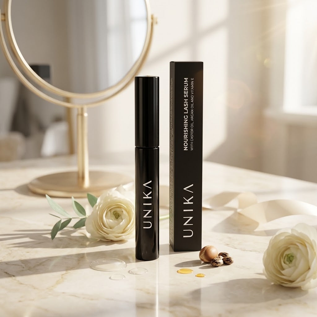 ✨👁️ UNIKA NÄHRENDES WIMPERSERUM – MIT RIZINUSÖL, ARGANÖL & VITAMIN E – 7 G 👁️✨