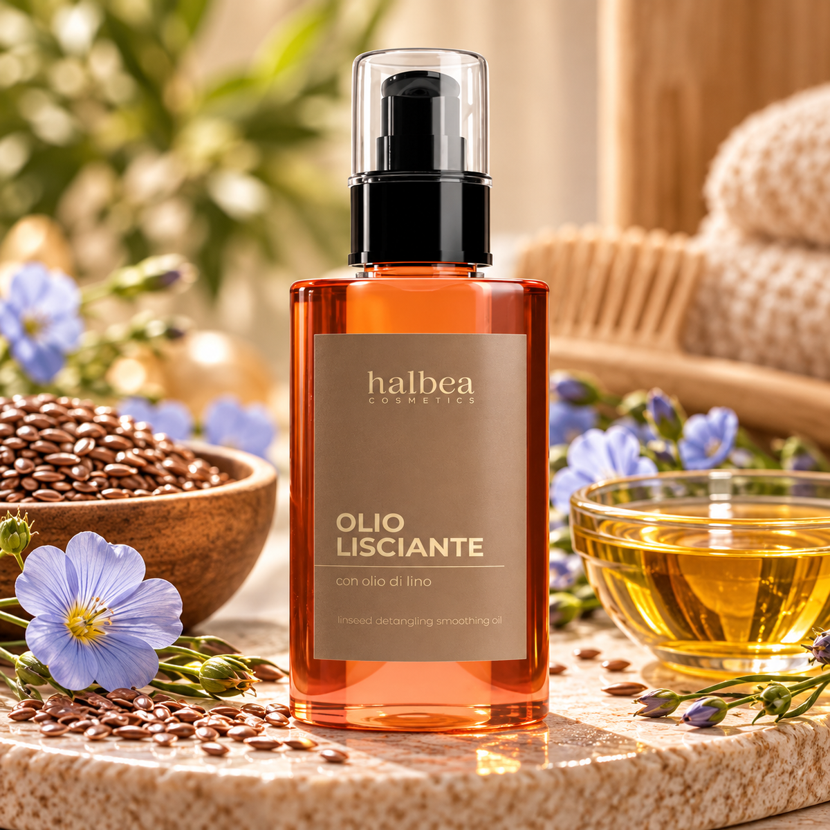 ✨🌿 Haarglättungsöl mit Leinsamenöl – 100 ml 🌿✨