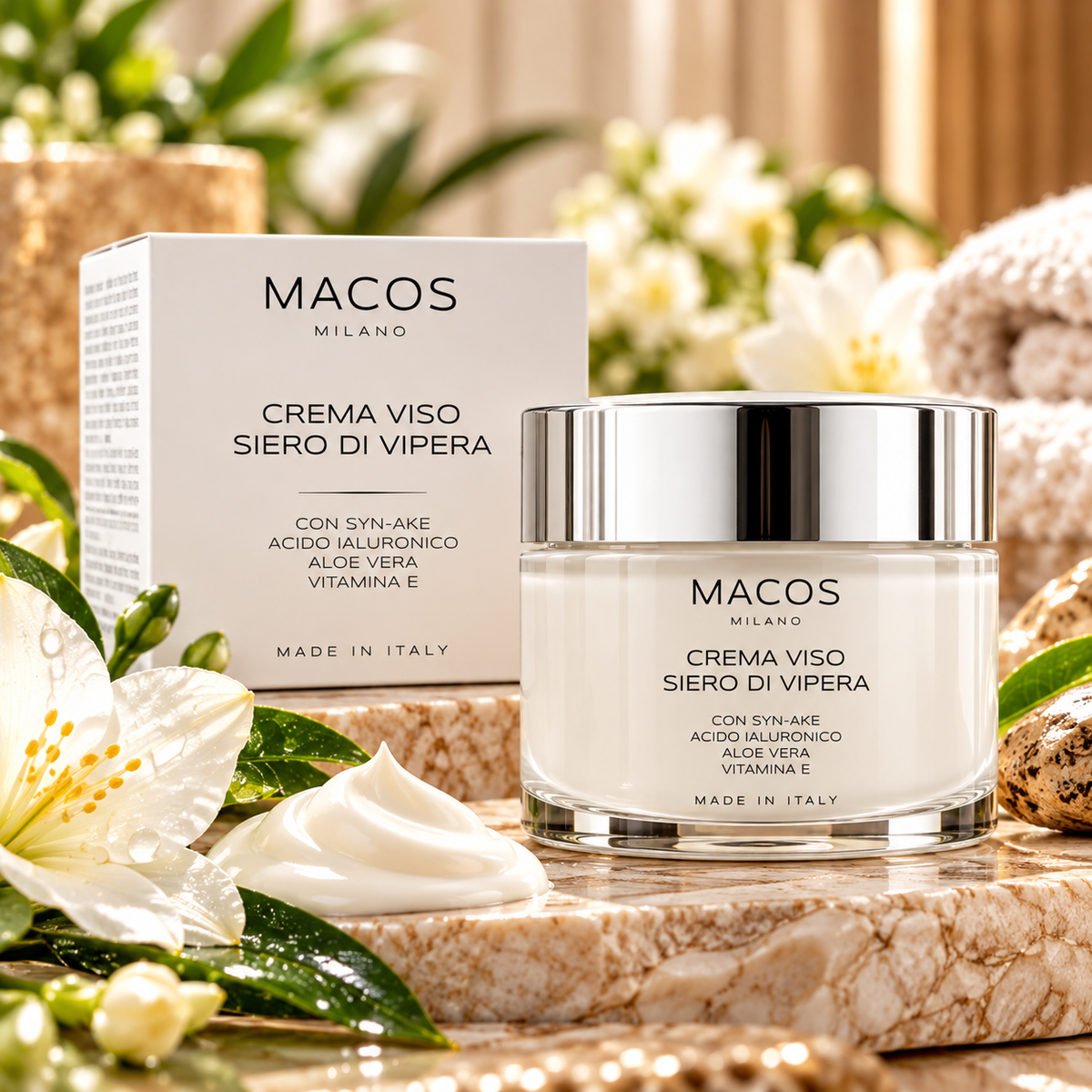 🐍✨ Gesichtscreme Schlangenserum – MACOS Milano | 50 ml ✨🐍