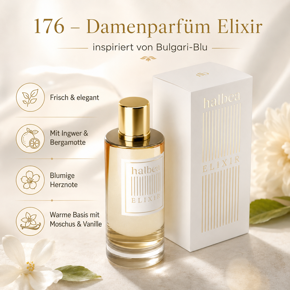 ✨ 176 – Damenparfüm Elixir ✨ 🌸 Duftrichtung: Bulgari-Blu 🌸