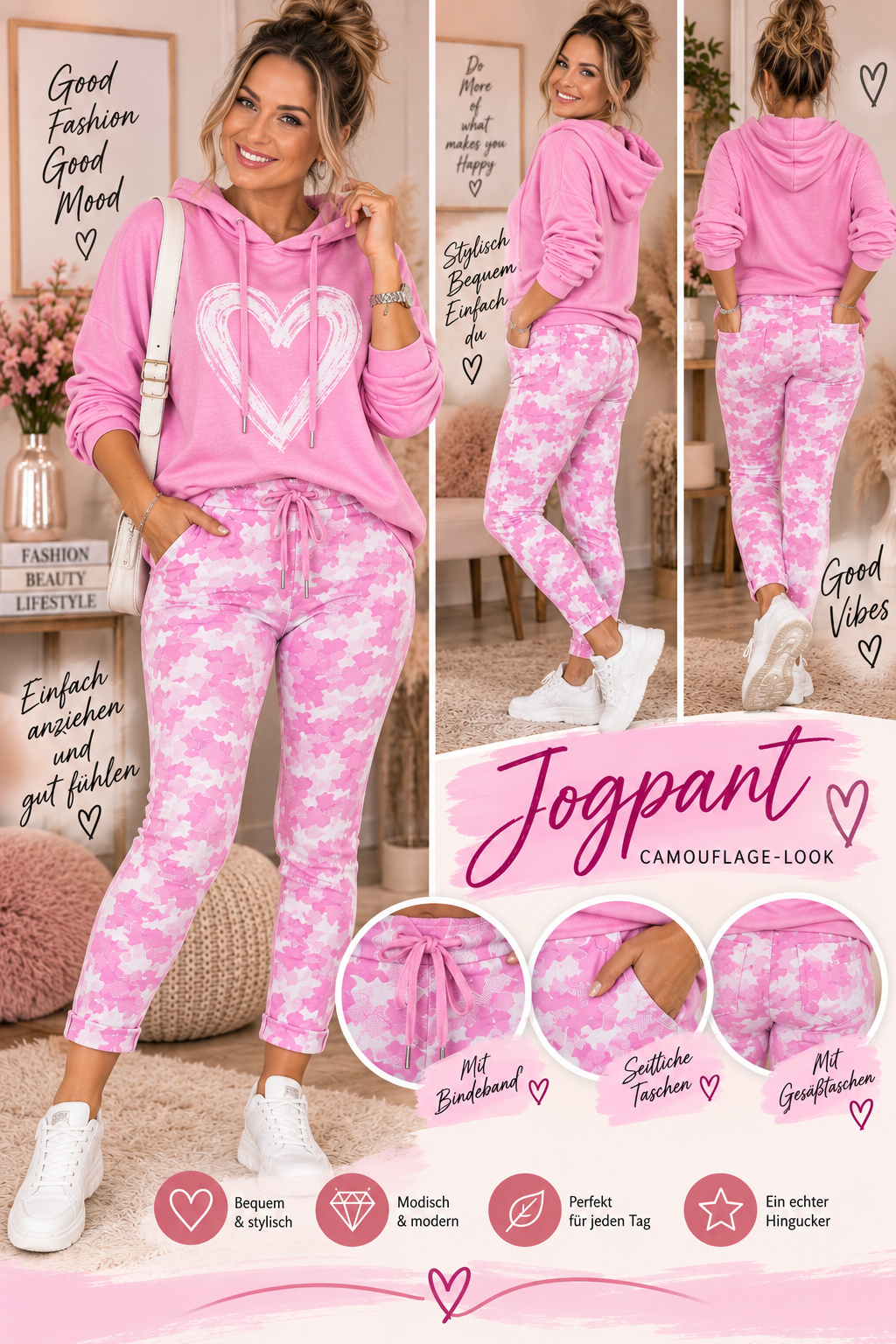 💗🌿 Camouflage Jogpant | Gr. 38–44 🌿💗