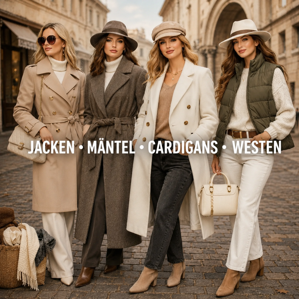 ✨ Stilvolle Damen-Outerwear Kollektion ✨  🧥 Jacken • Mäntel • Cardigans • Westen