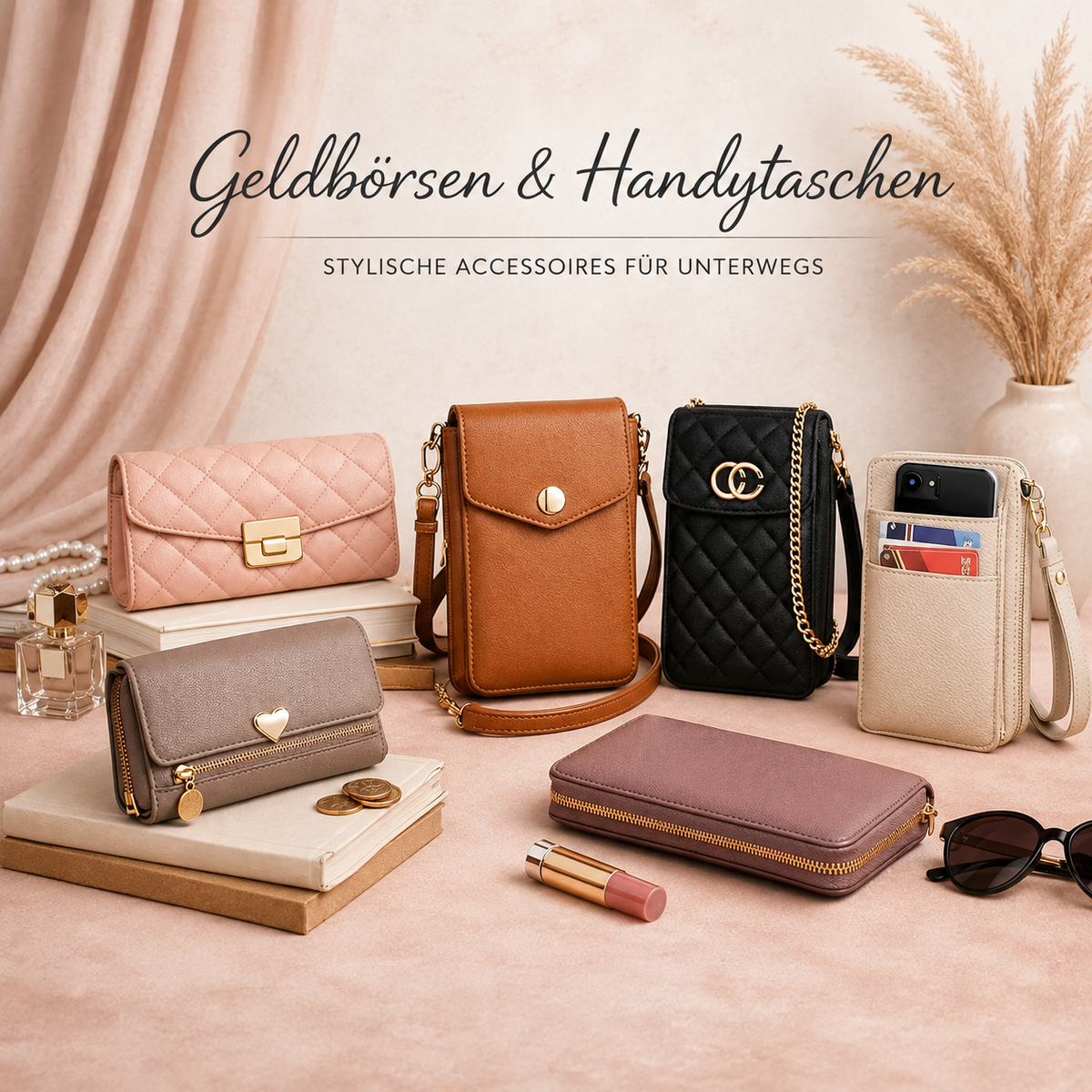 ✨ Elegante Geldbörsen & Handytaschen – Stilvolle Begleiter für jeden Tag ✨