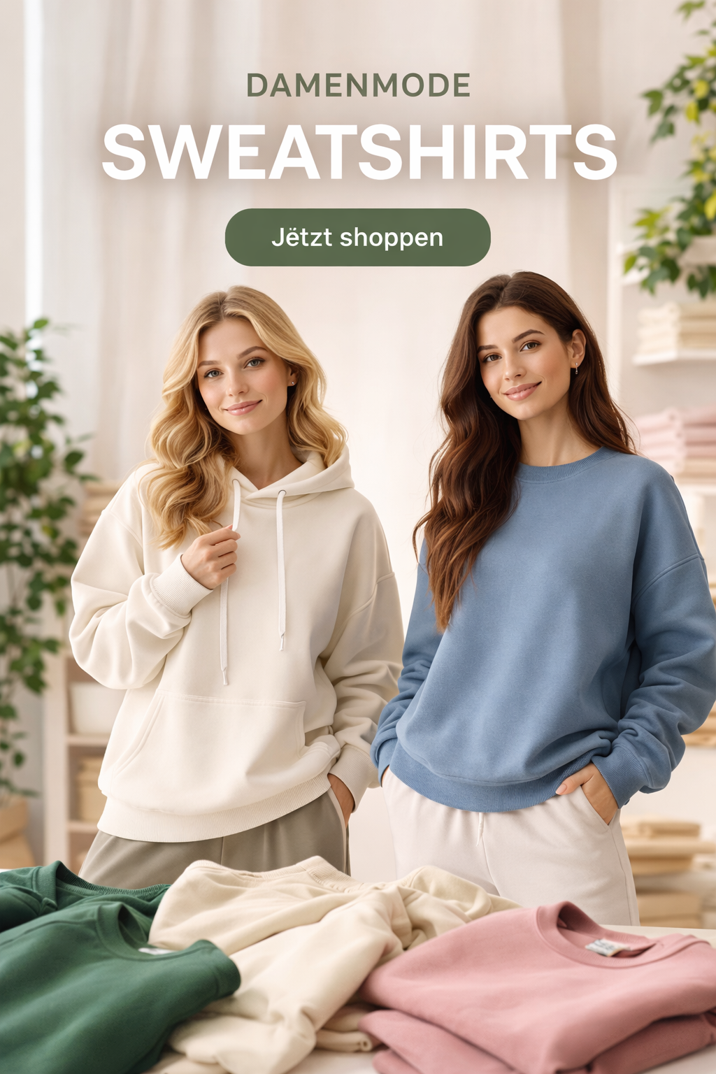 💖 Damen Sweatshirt Kollektion – Komfort trifft Stil 💖