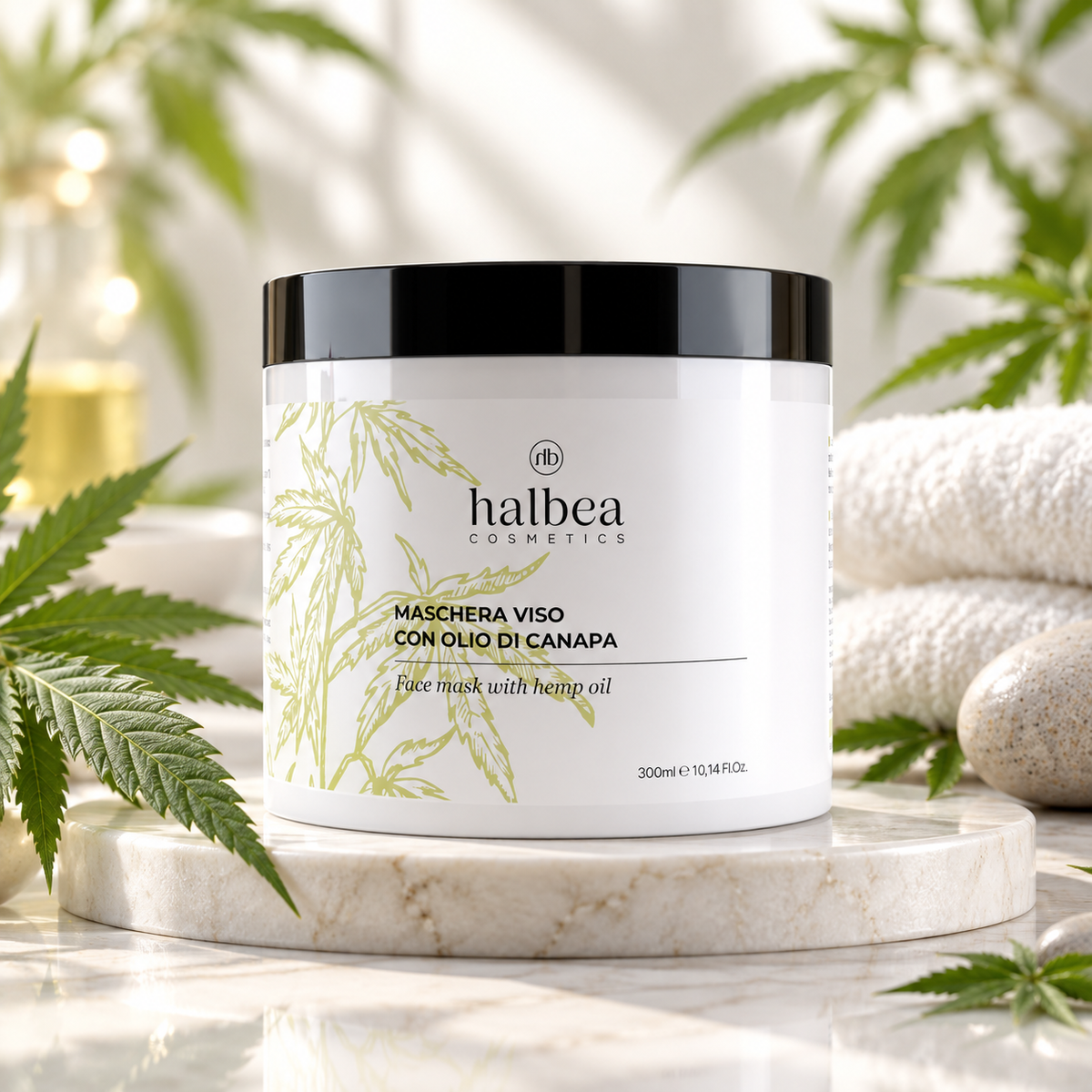 🌿✨ Gesichtsmaske mit Hanföl – 250 ml ✨🌿