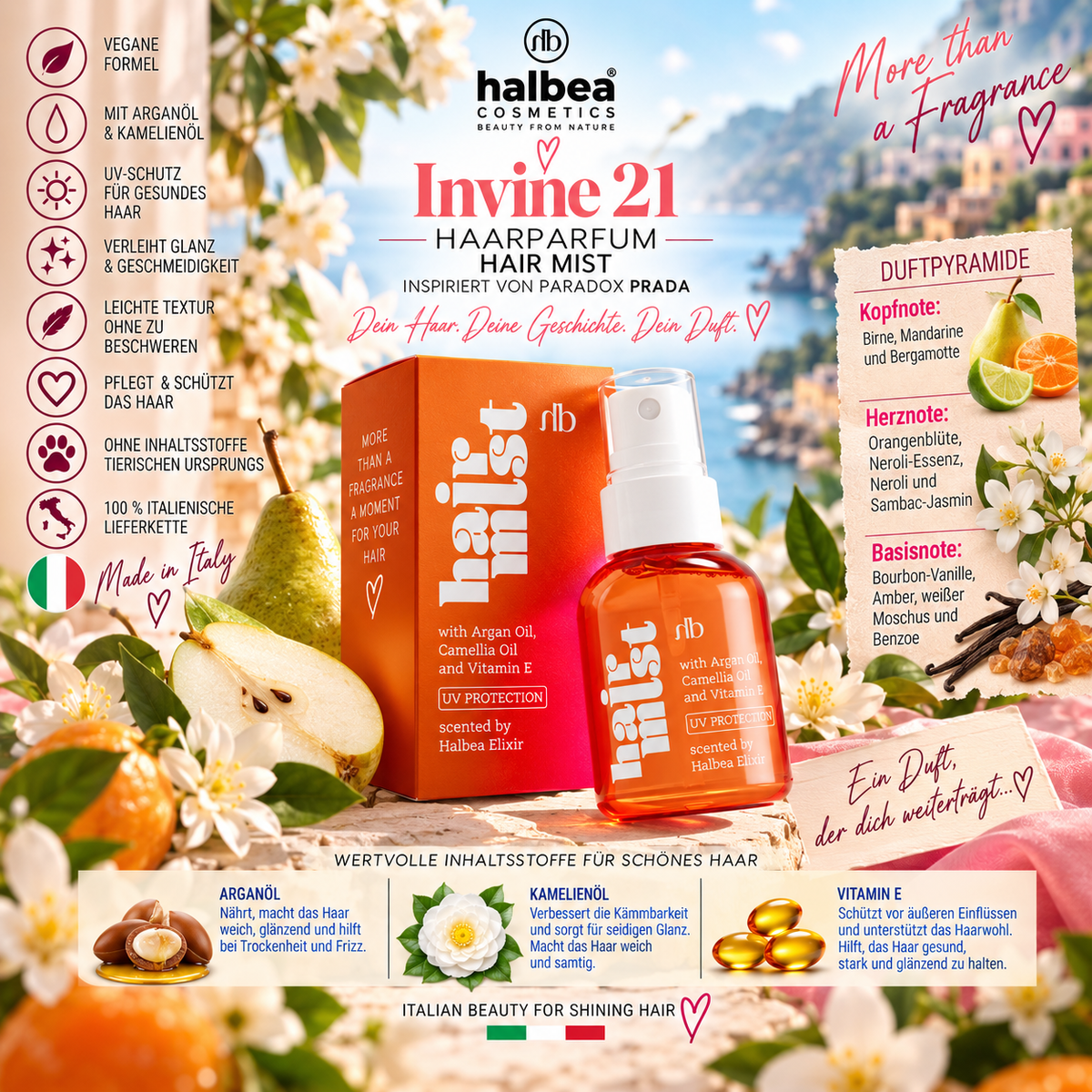 ✨ Invine 21 – Haarparfum Hair Mist 50 ml ✨ 🌸  Inspiriert von Prada Paradoxe 💕✨