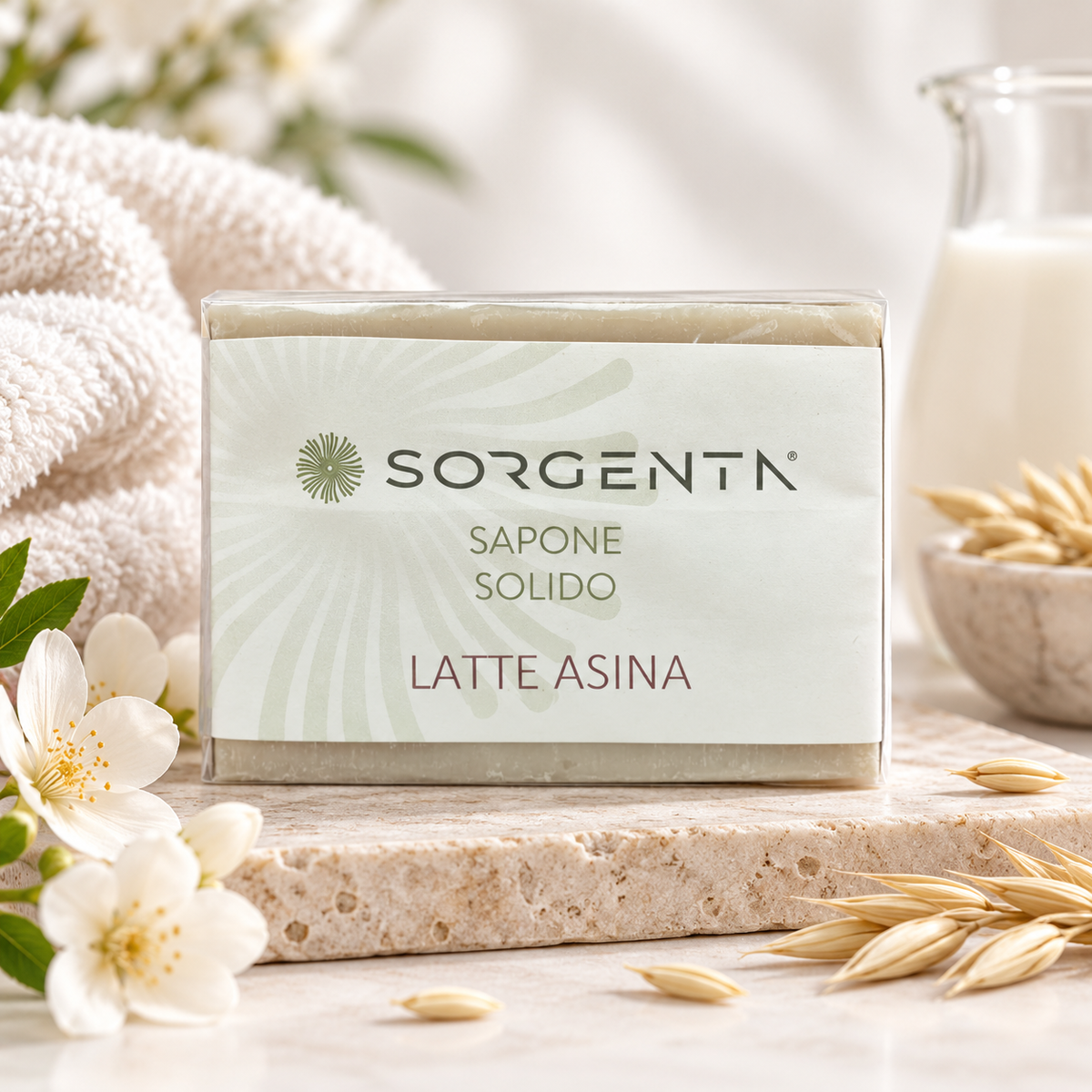 🐴🥥✨ Natürliche duftende feste Seife mit Eselsmilch – 100 g ✨🥥🐴