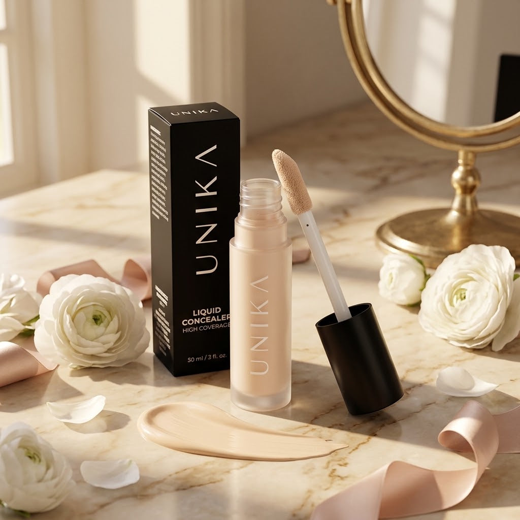✨💄 UNIKA FLÜSSIGER KORREKTOR MIT HOHER DECKKRAFT – FARBTON 1 💄✨