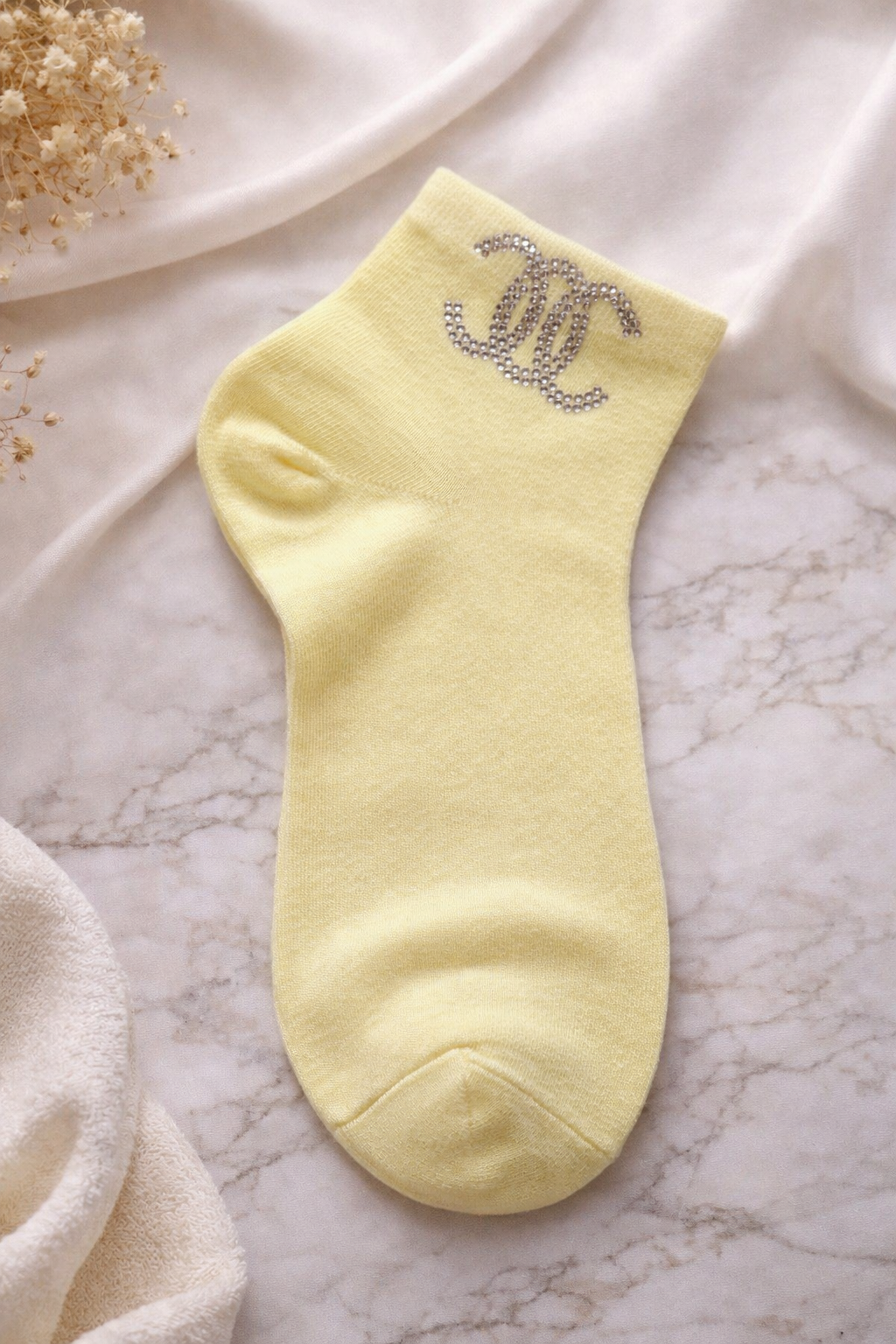 🧦✨ Damen Sneaker Socken – Strass Logo | Größe 38–41 | Mehrere Farben ✨🧦