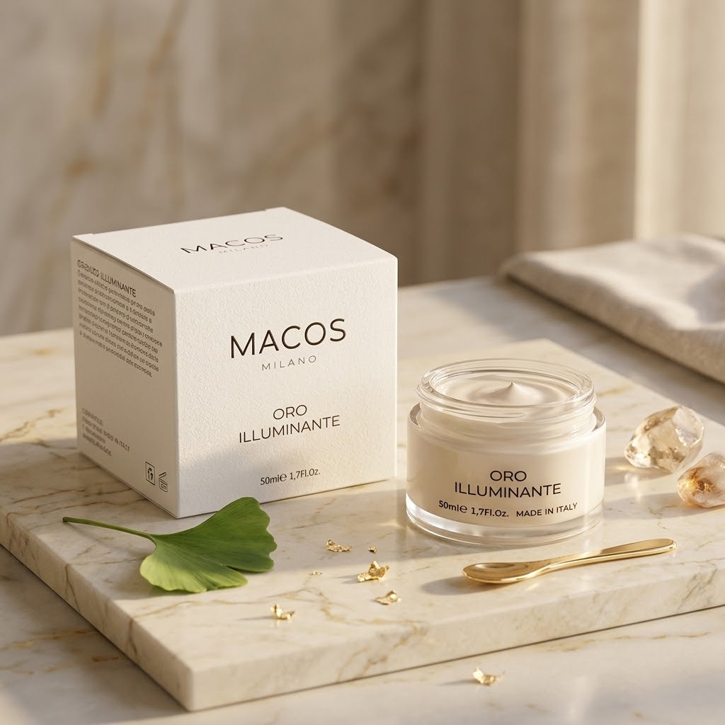 ✨ MACOS Leuchtende Gold-Gesichtscreme (50ml) ✨