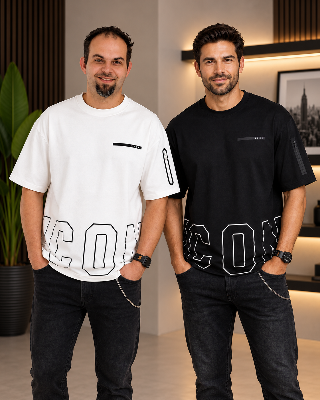 🖤🤍 ICON T-Shirt – urbaner Style trifft auf maximalen Komfort 🤍🖤