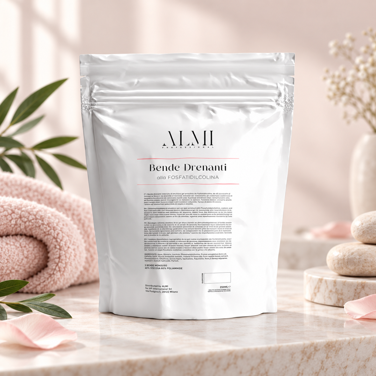 💧🌿 Entwässernde Bandagen mit Phosphatidylcholin – 2 Einwegbandagen 🌿💧