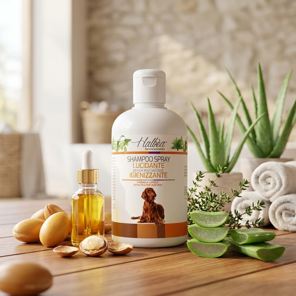 🐩✨ Entwirrendes Hundeshampoo für lockiges Fell mit Argan (500 ml) 🐾🧴