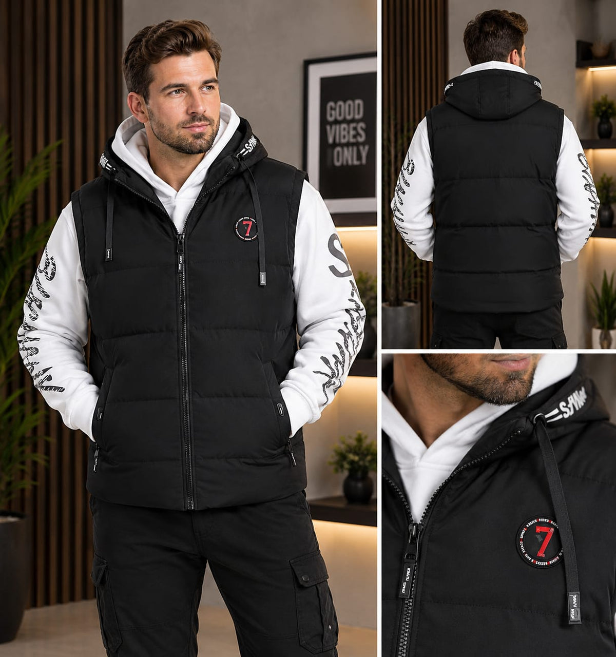 🖤🔥 Herren Steppweste – leicht, warm & vielseitig kombinierbar 🔥🖤