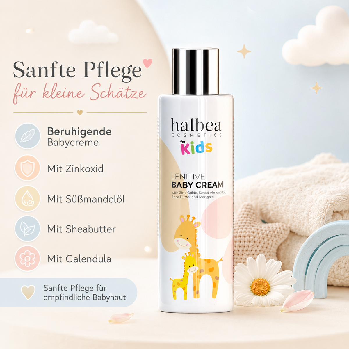 👶🩷 Baby Schutzcreme mit Zinkoxid – sanfte Pflege für empfindliche Babyhaut 🩷👶