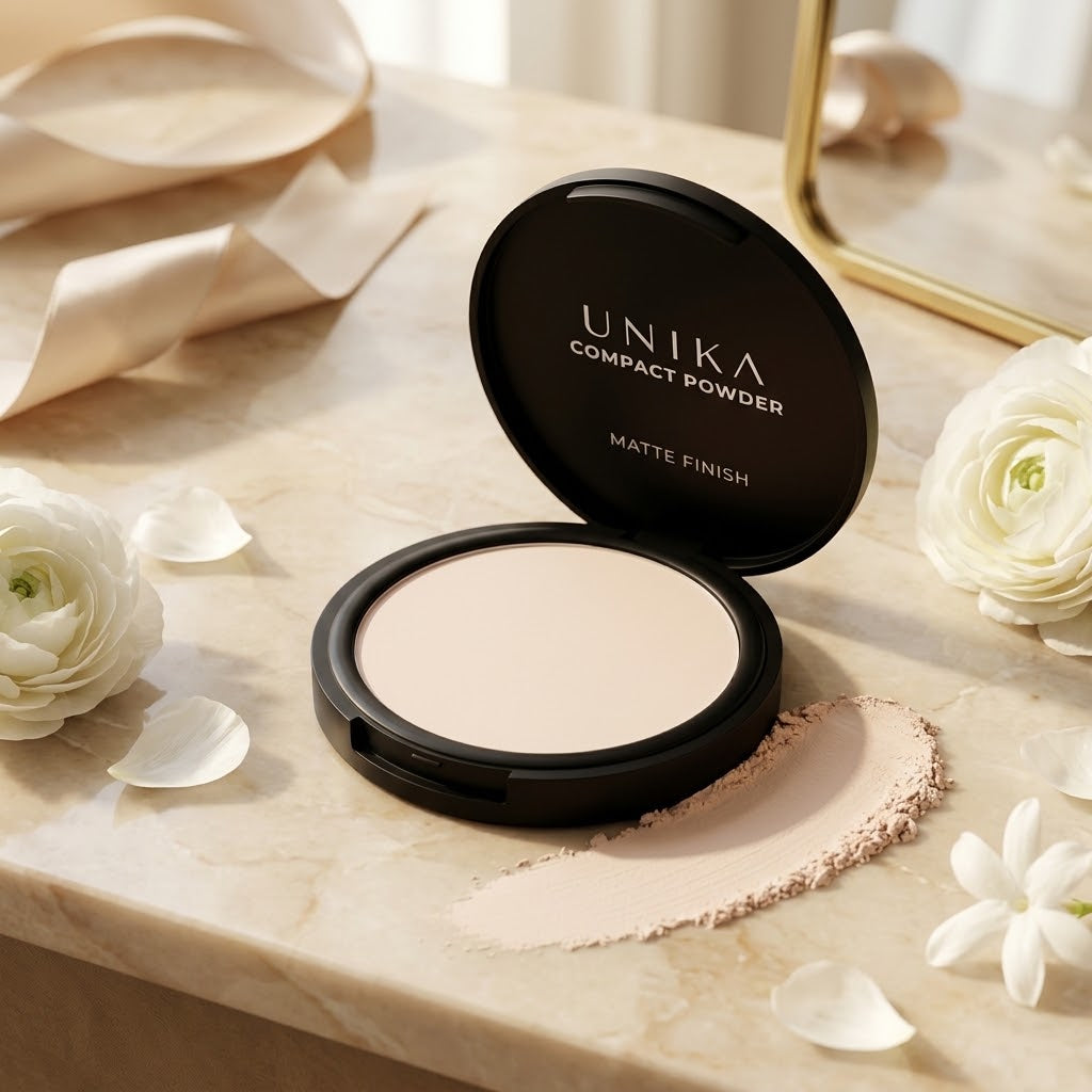 ✨🤍 UNIKA MATTIERENDES KOMPAKTPUDER – LIGHT 🤍✨