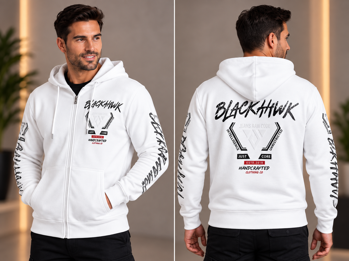 🖤🔥 BLACKHAWK Sweatjacke – lässig, modern & extra bequem 🔥