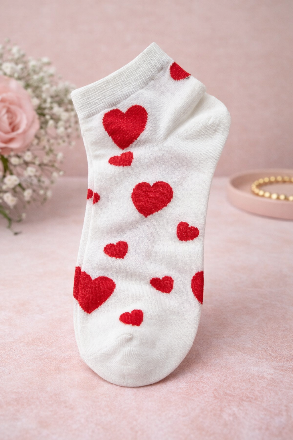 🧦❤️ Damen Socken mit Herzmuster – Größe 38–41 ❤️🧦