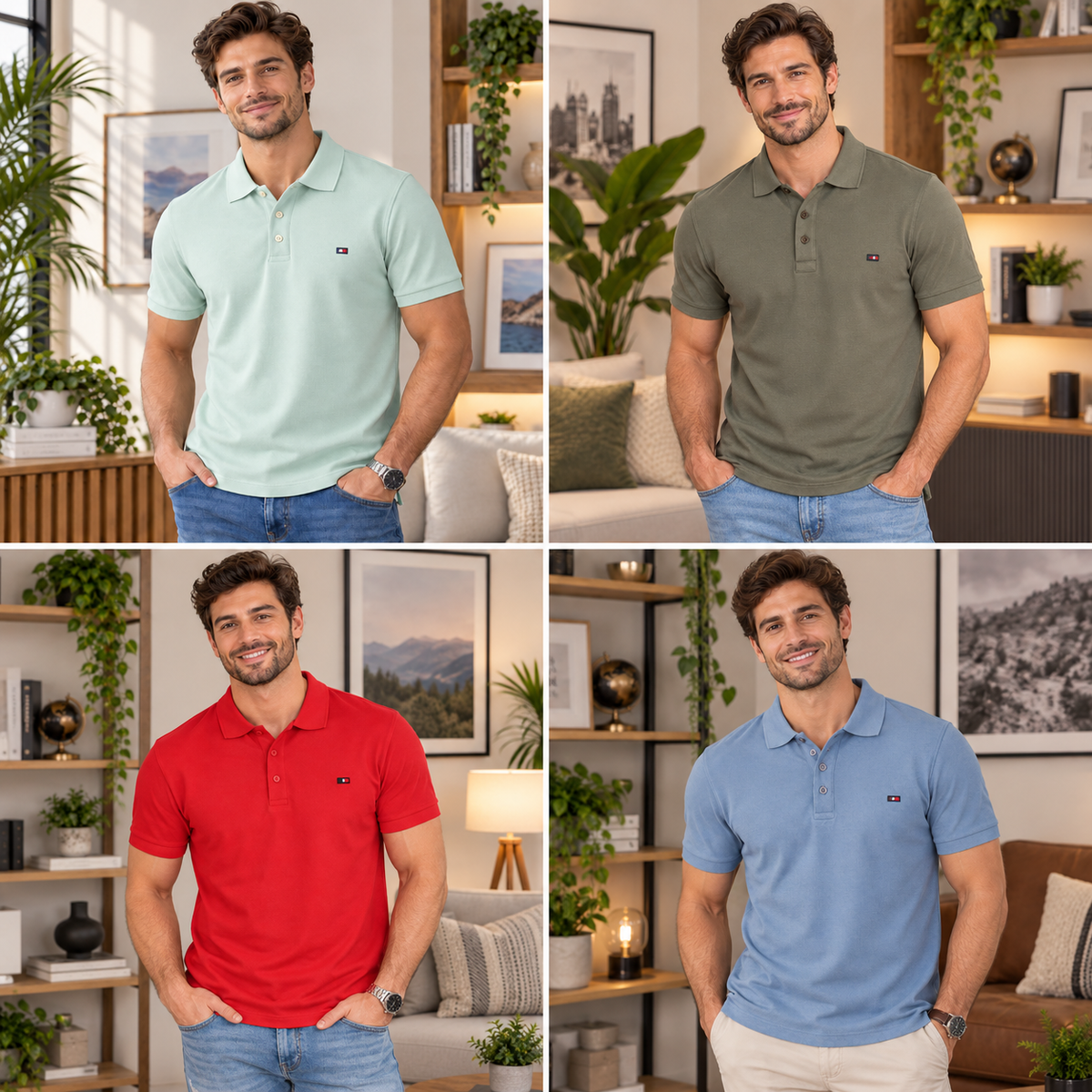 👕✨ Herren Poloshirt – klassisch, modern & in 4 Farben erhältlich ✨👕