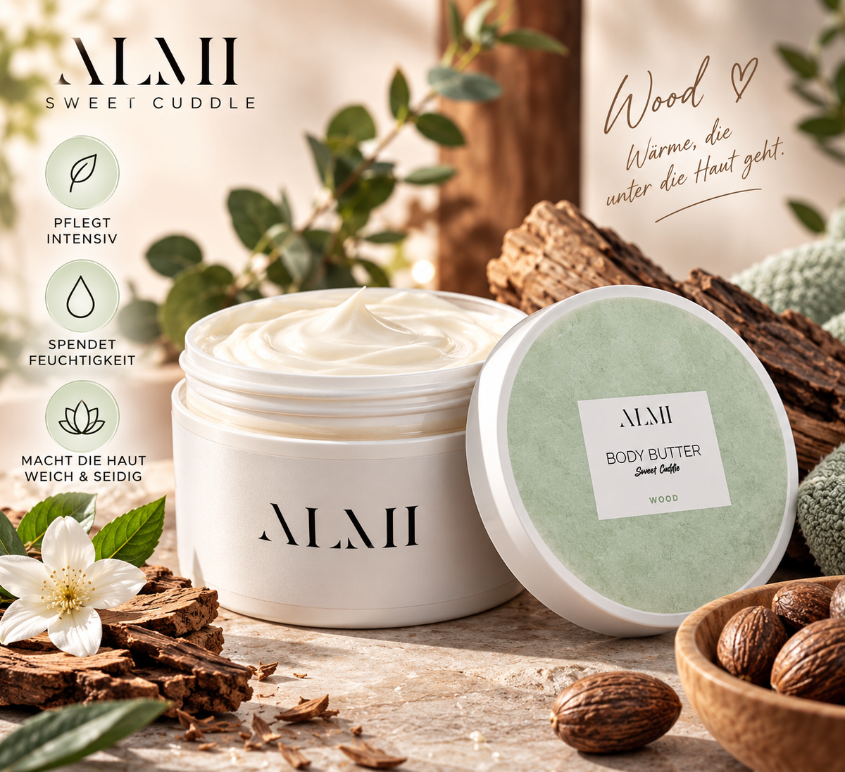 🧈✨ Body Butter Wood – 250 g | Almi Sweet Cuddle ✨🧈