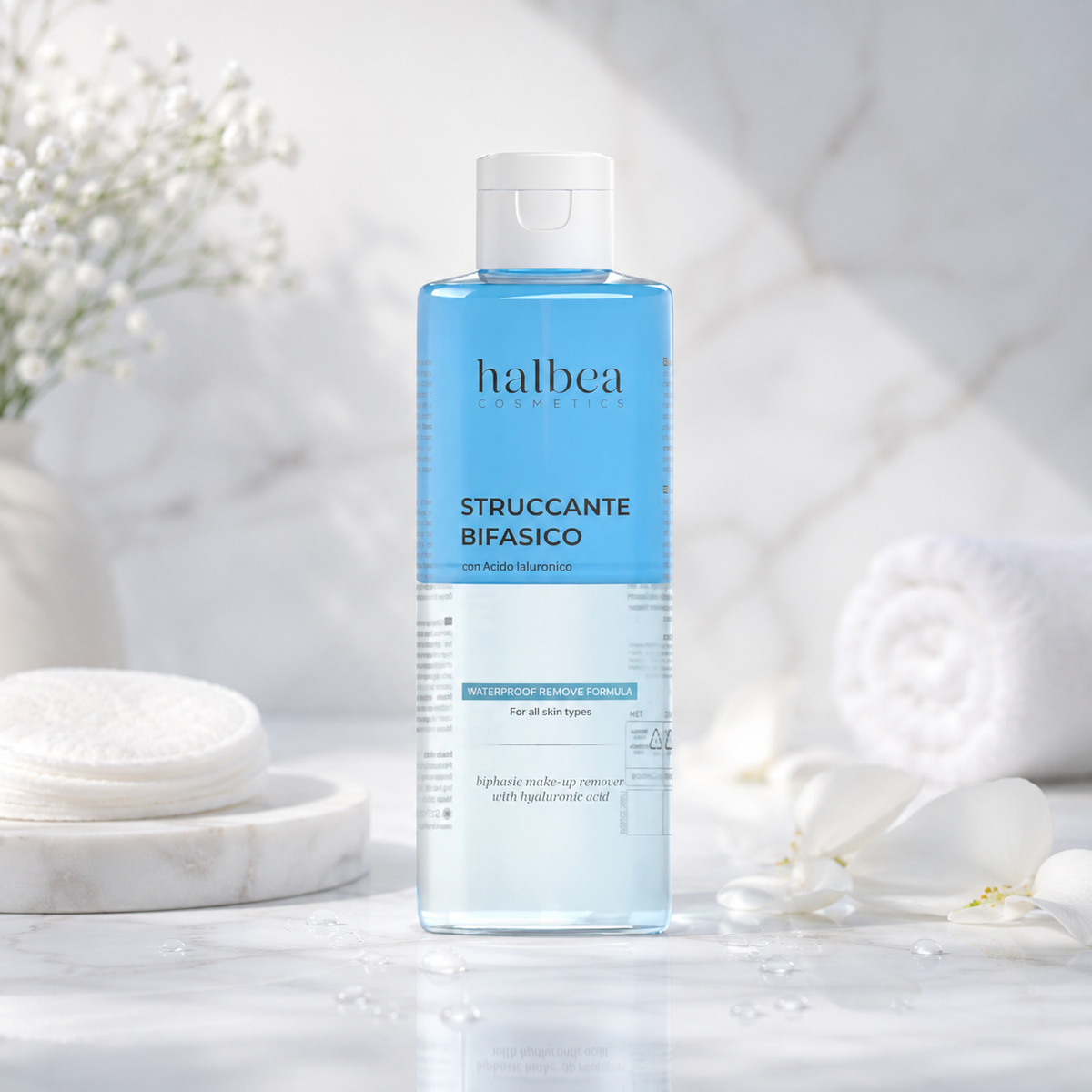 💄💧 Zweiphasen-Make-up-Entferner mit Hyaluronsäure – 200 ml 💧💄