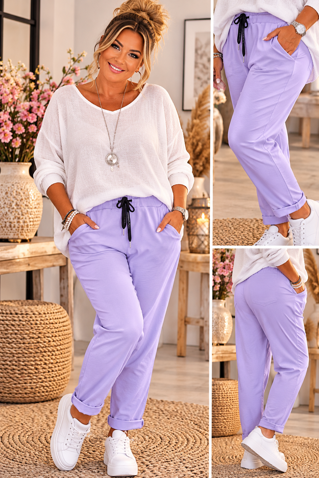 💕 Butterstoffhose Gr. 46–50 – superweich, bequem & wunderbar elastisch