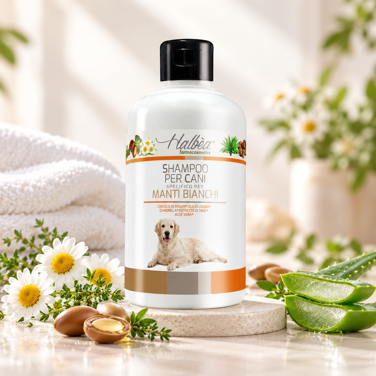 🐶🤍 HUNDESHAMPOO SPEZIELL FÜR WEISSES FELL – 500 ML 🤍🐶