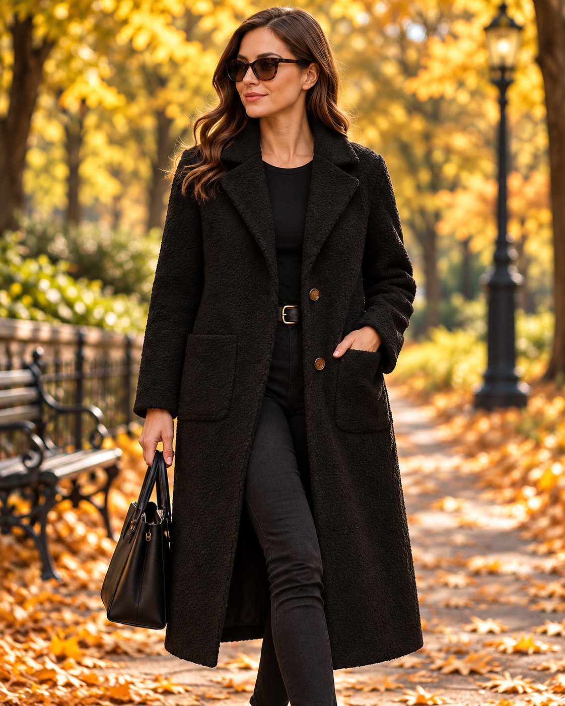 🧥✨ Kuscheliger Teddy-Mantel für Damen – stylisch, bequem & perfekt für Herbst und Winter ✨🧥