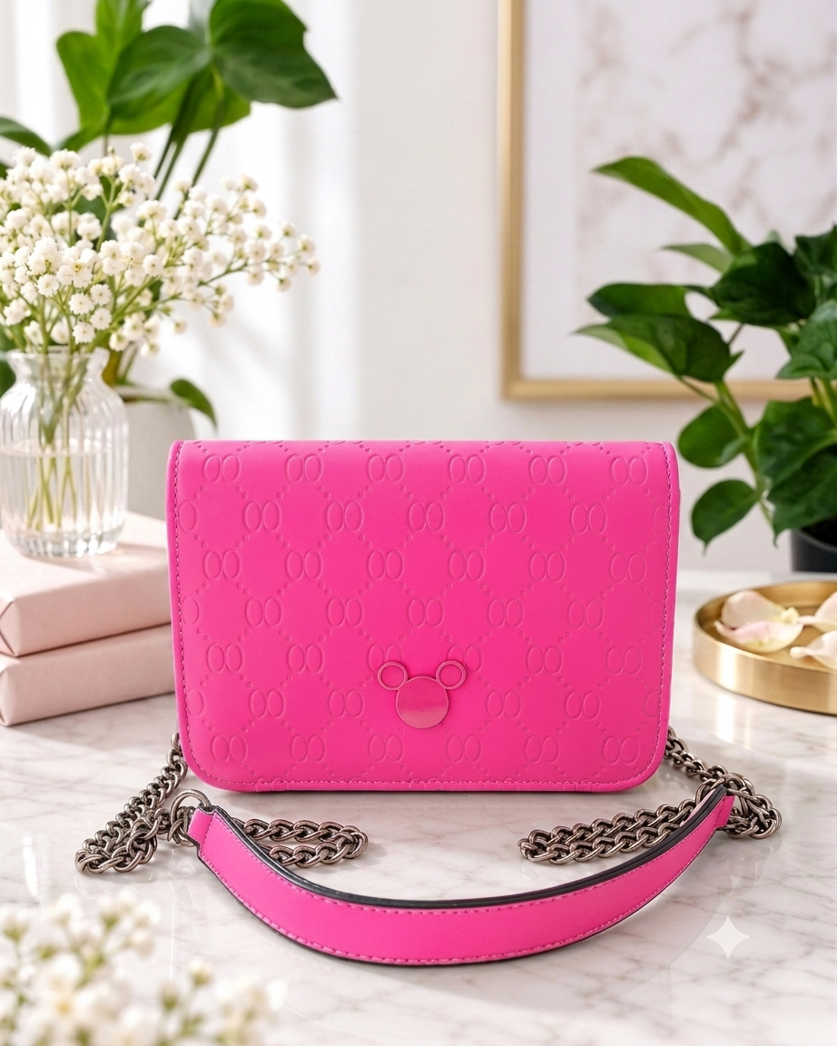 👜✨ Elegante Mouse-Kopf Handtasche mit Schulterkette ✨👜
