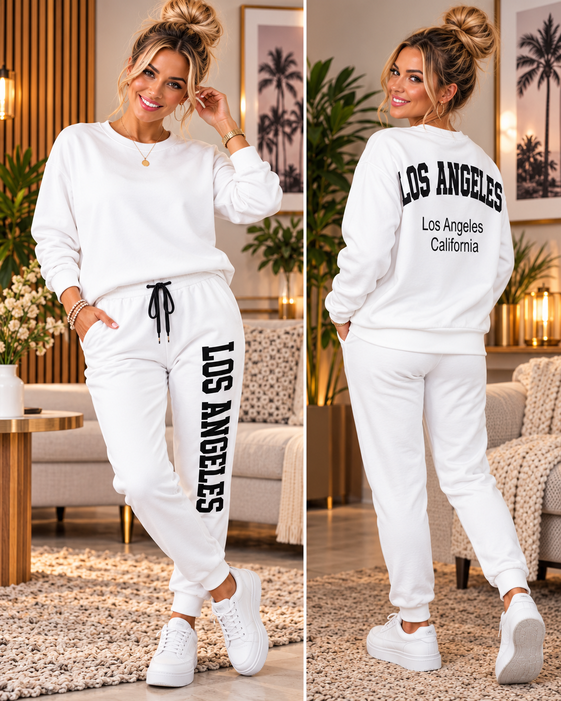 💕 LOS ANGELES Zweiteiler Gr. 42–48 – lässig, bequem & stylisch